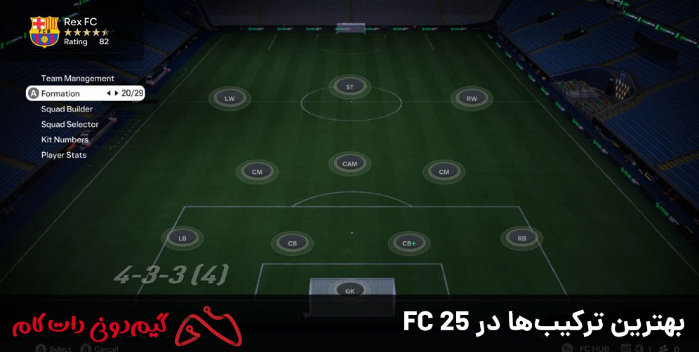 بهترین ترکیب در FC 25