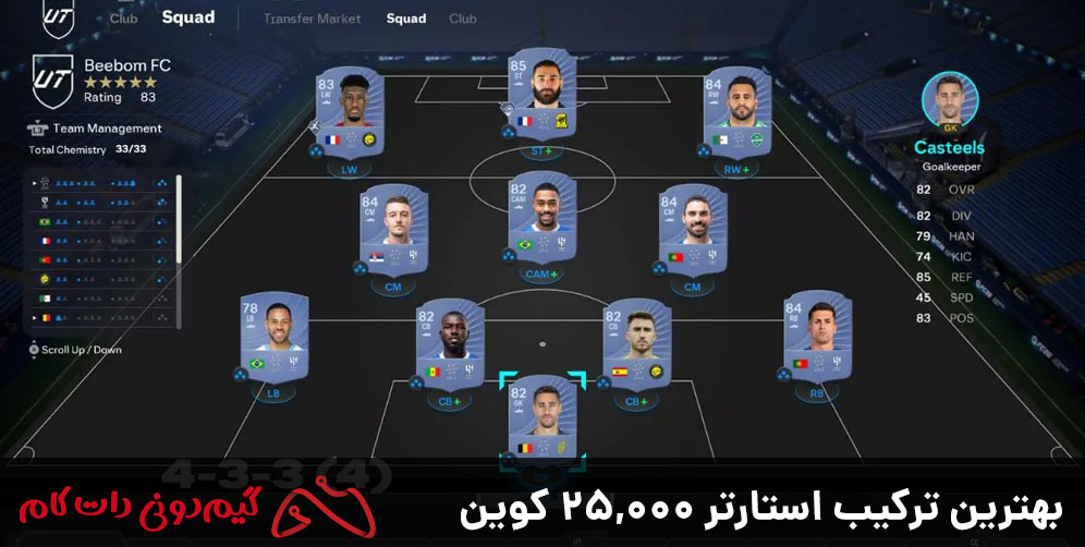 بهترین ترکیب استارتر 25,000 کوین