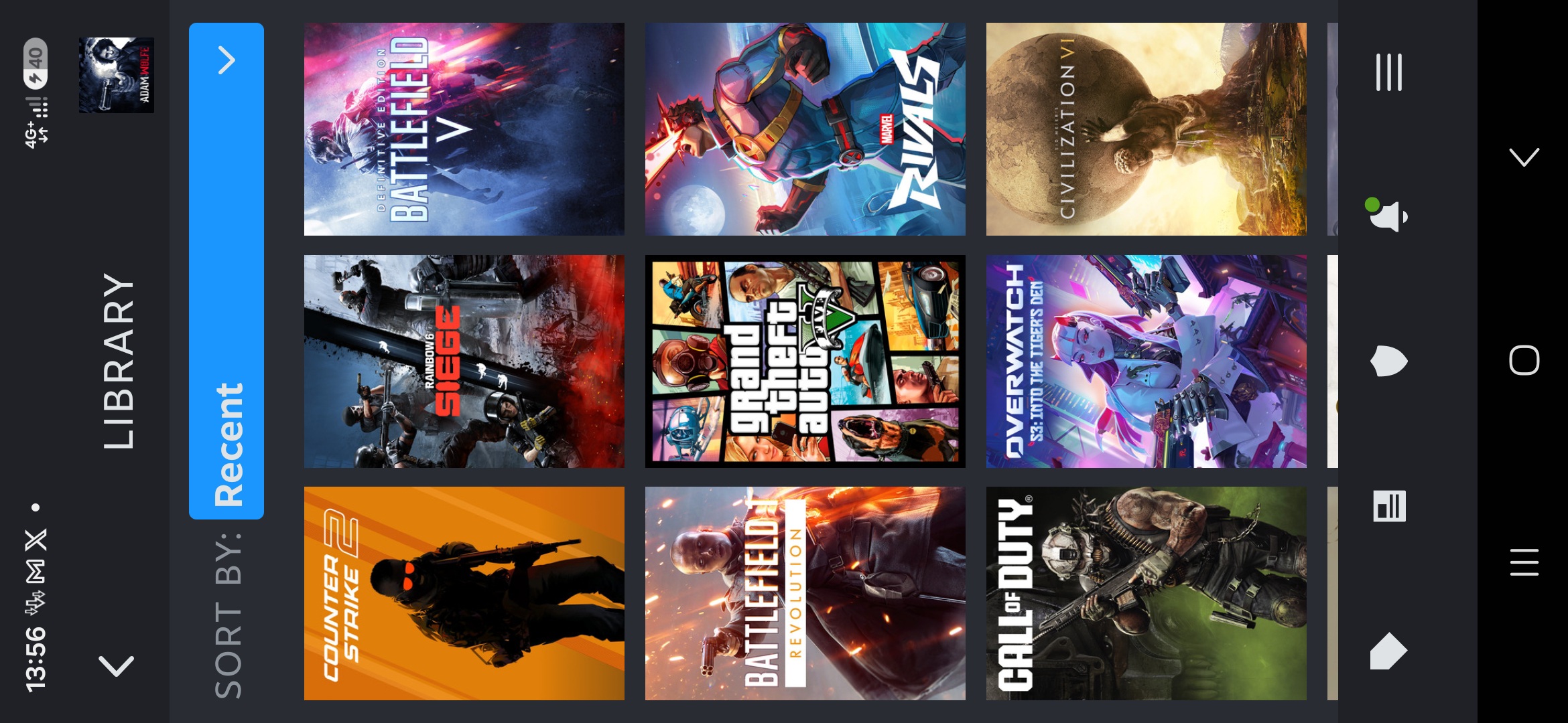 اکانت استیم Gta v و Battlefield v و...