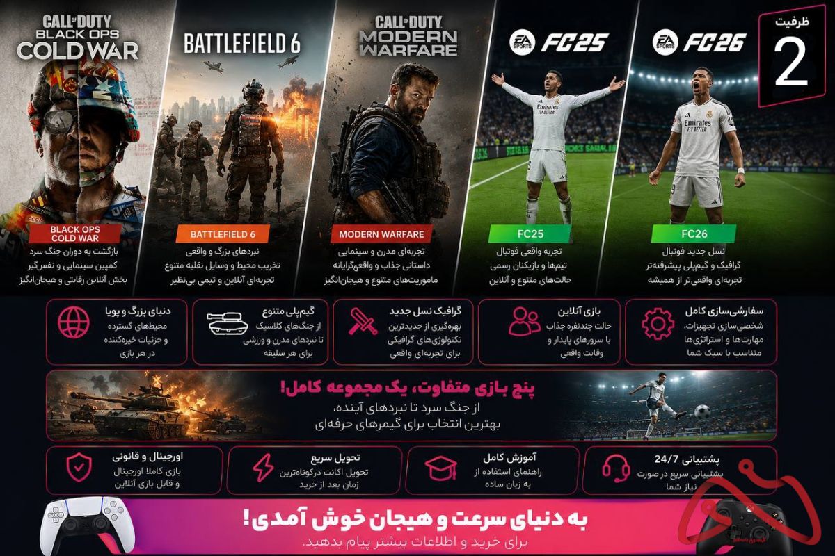 پک جنگی ظرفیت 2 (PS5)