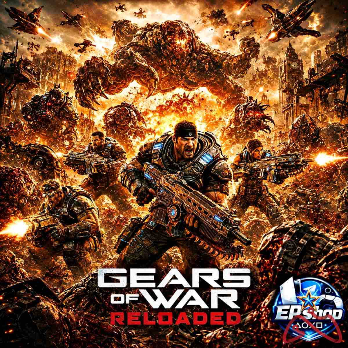 اکانت ظرفیت ۳ gears of war reloaded برای PS5