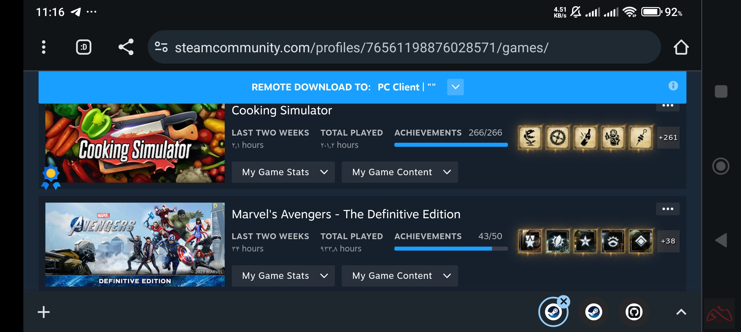 اکانت کرکی استیم Max Payne 3 و چند بازی دیگر