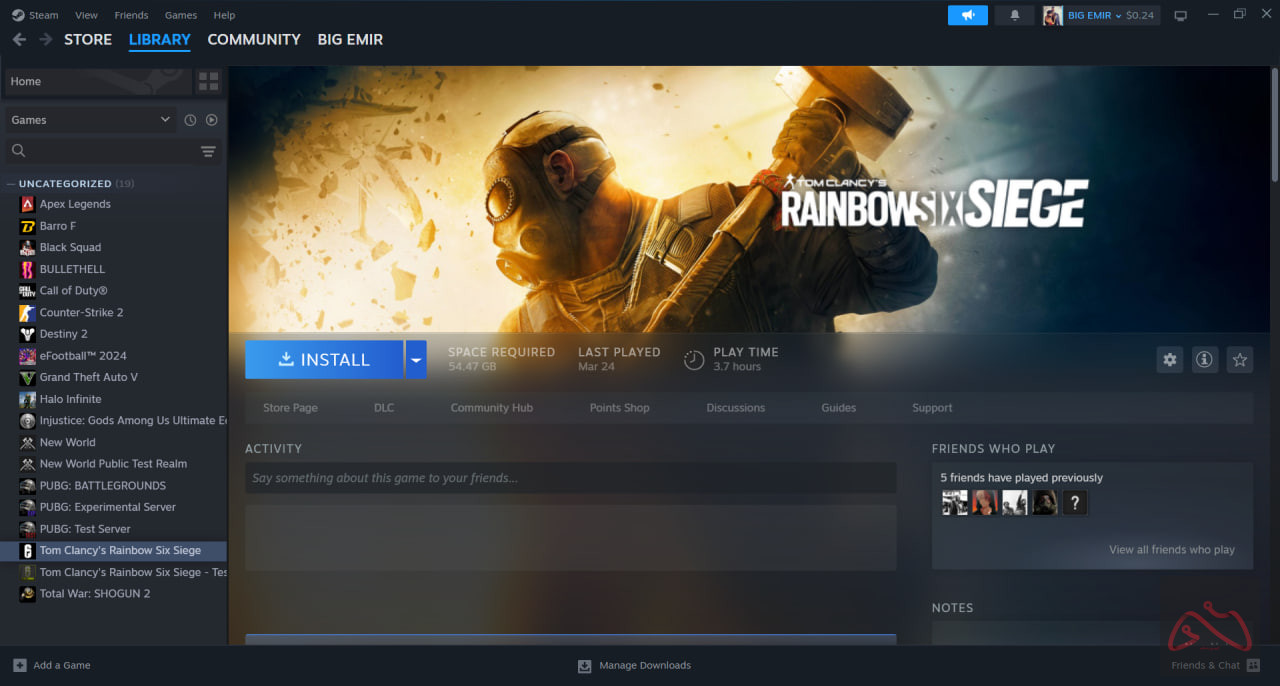 اکانت استیم new world GTA RAinbow DOTA2