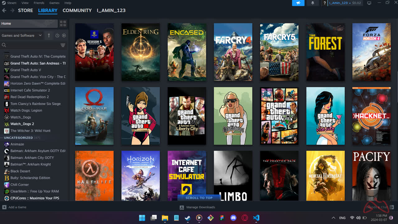 اکانت استیم GTA V و رد دد 2 و کلی بازی اورجینال