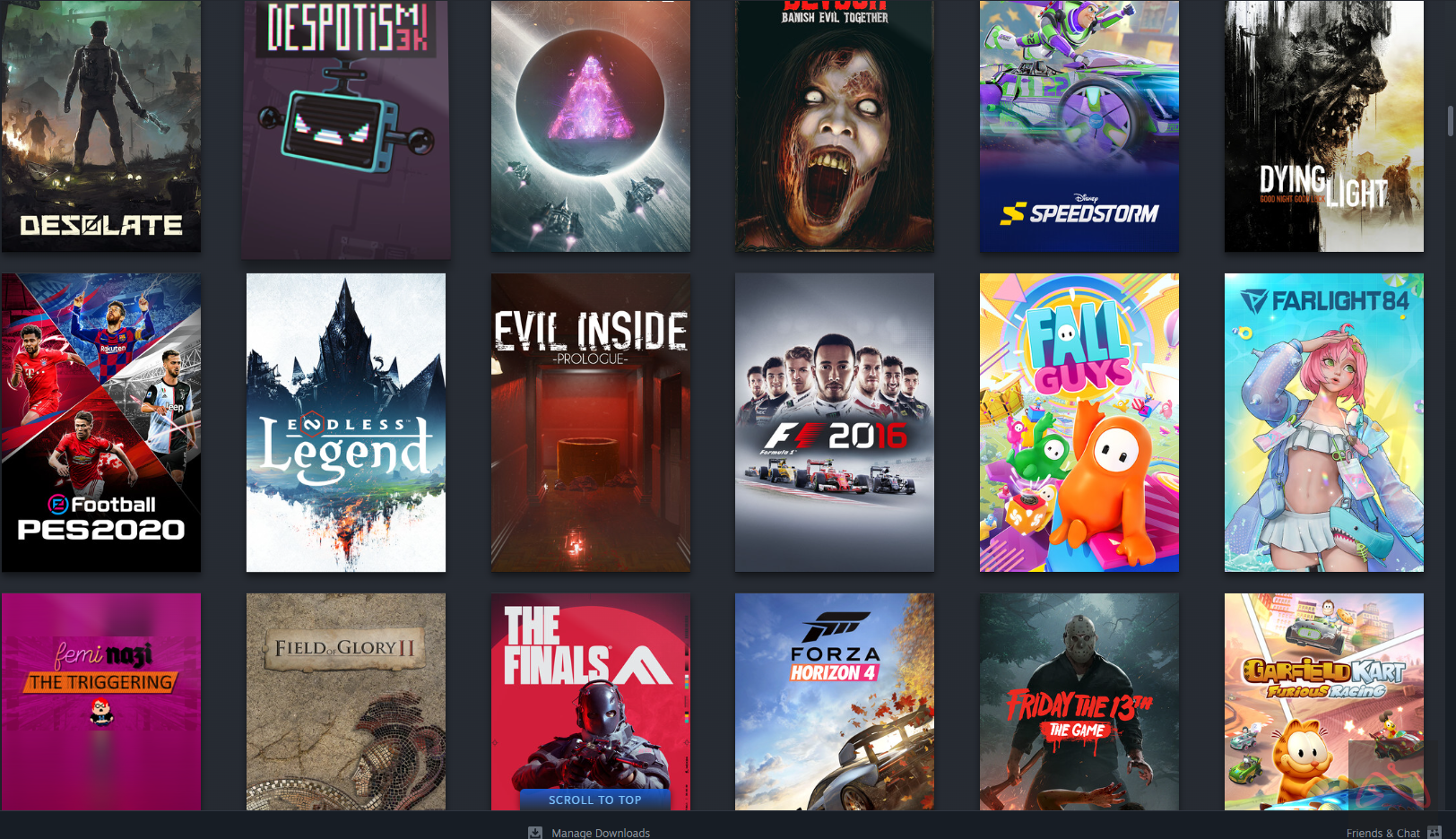 اکانت استیم 5 ساله پر از گیم