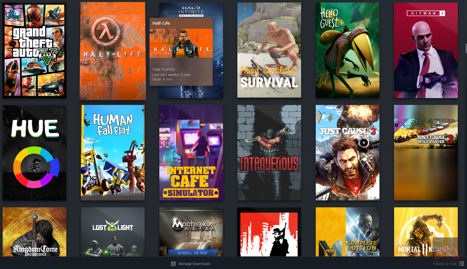 اکانت استیم 5 ساله پر از گیم