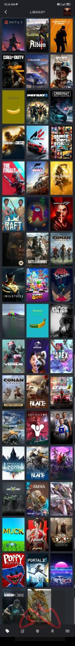 اکانت استیم با چندین بازی