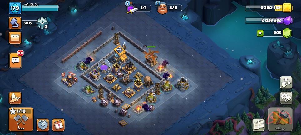 اکانت 10 ساله Clash Of Clans