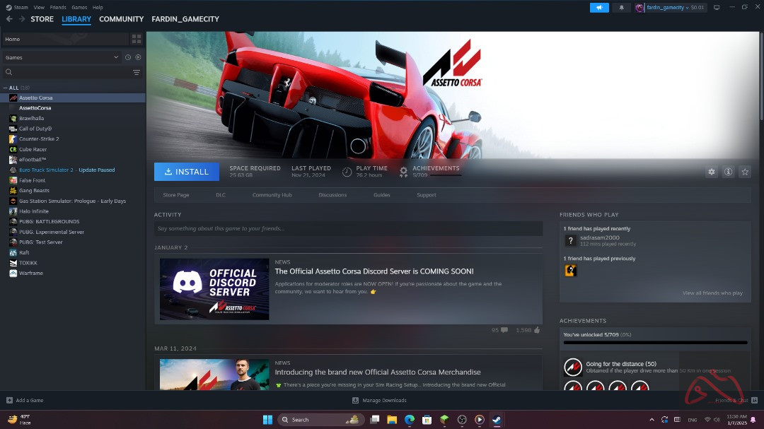 فروش اکانت استیم با محبوب ترین بازی ها