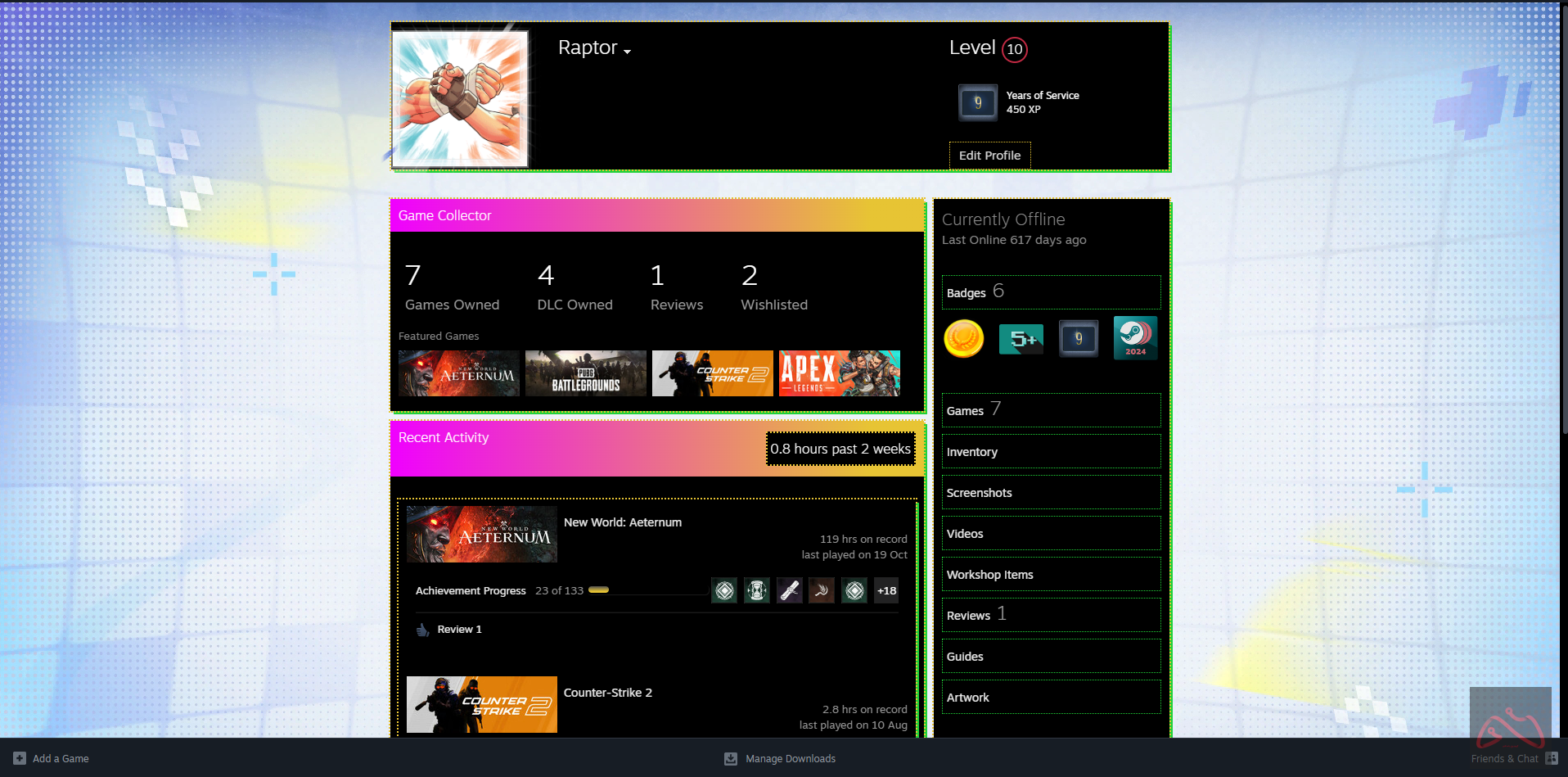 اکانت New World: Aeternum