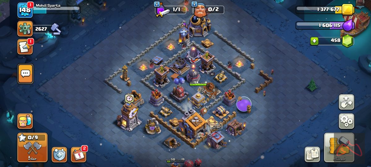 اکانت کلش اف کلنز لول 148