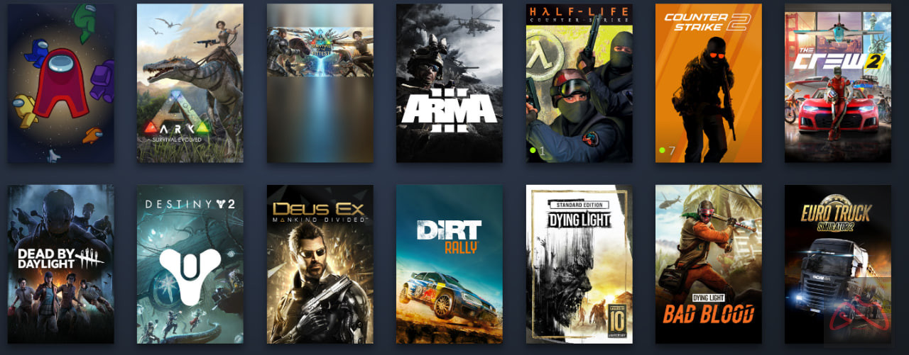 اکانت استیم /لول50/.7.9ساله/97گیم