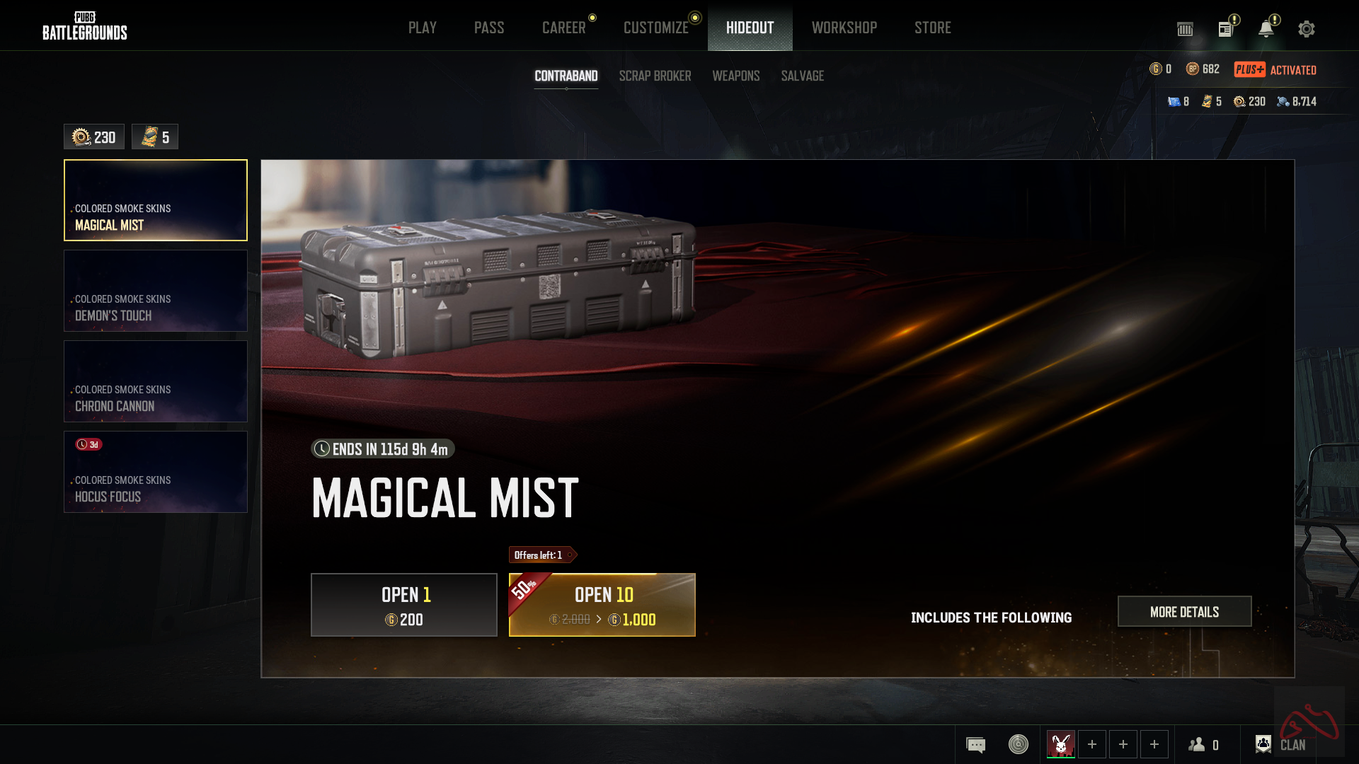 اکانت پابجی پلاس و کانتر استرایک 2 (بدون پرایم)