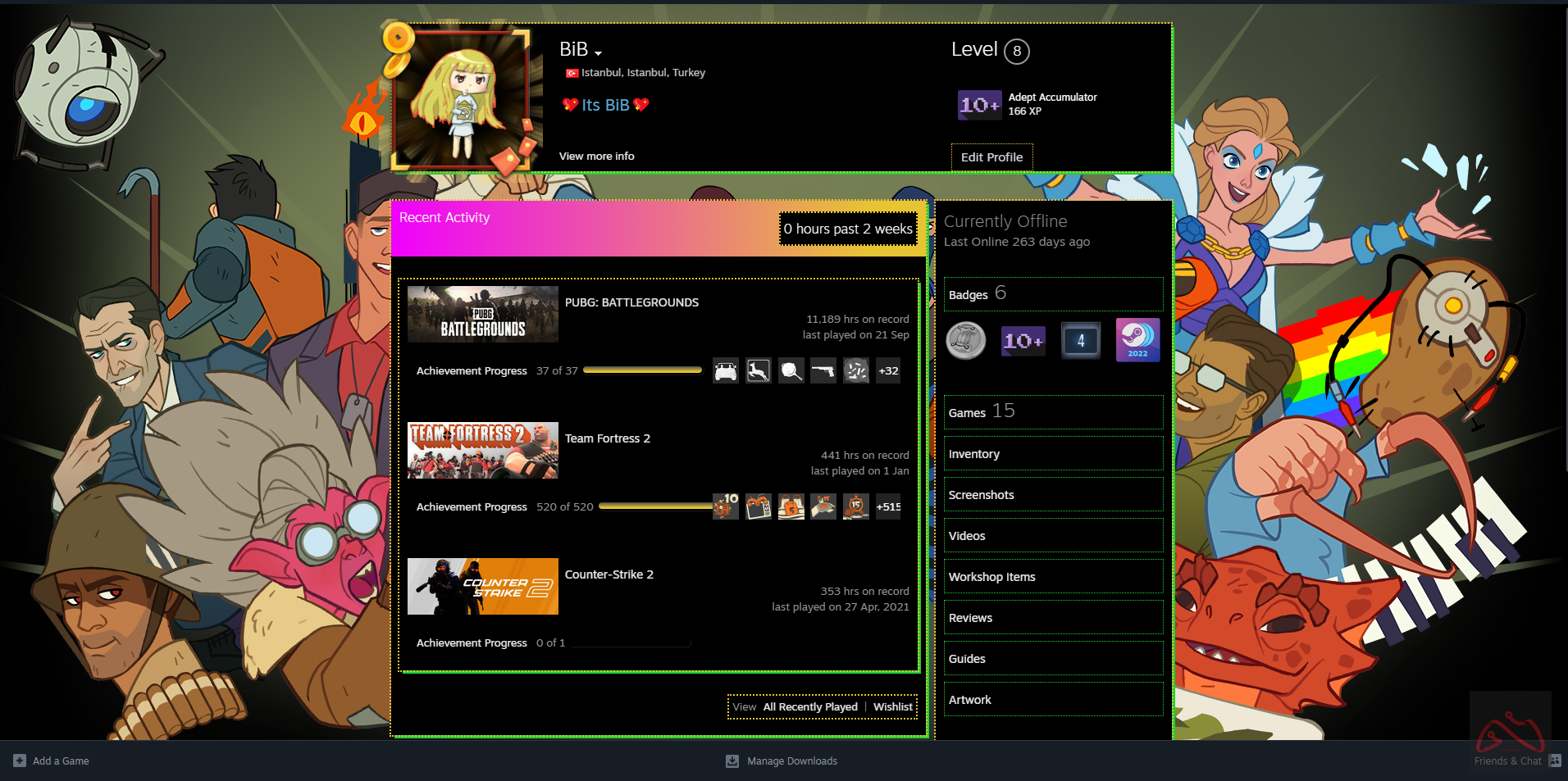 اکانت پابجی پلاس 3 گان لول آپی تحت استیم