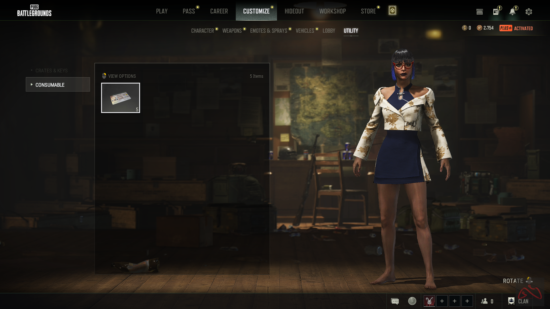 اکانت پابجی پلاس 3 گان لول آپی تحت استیم