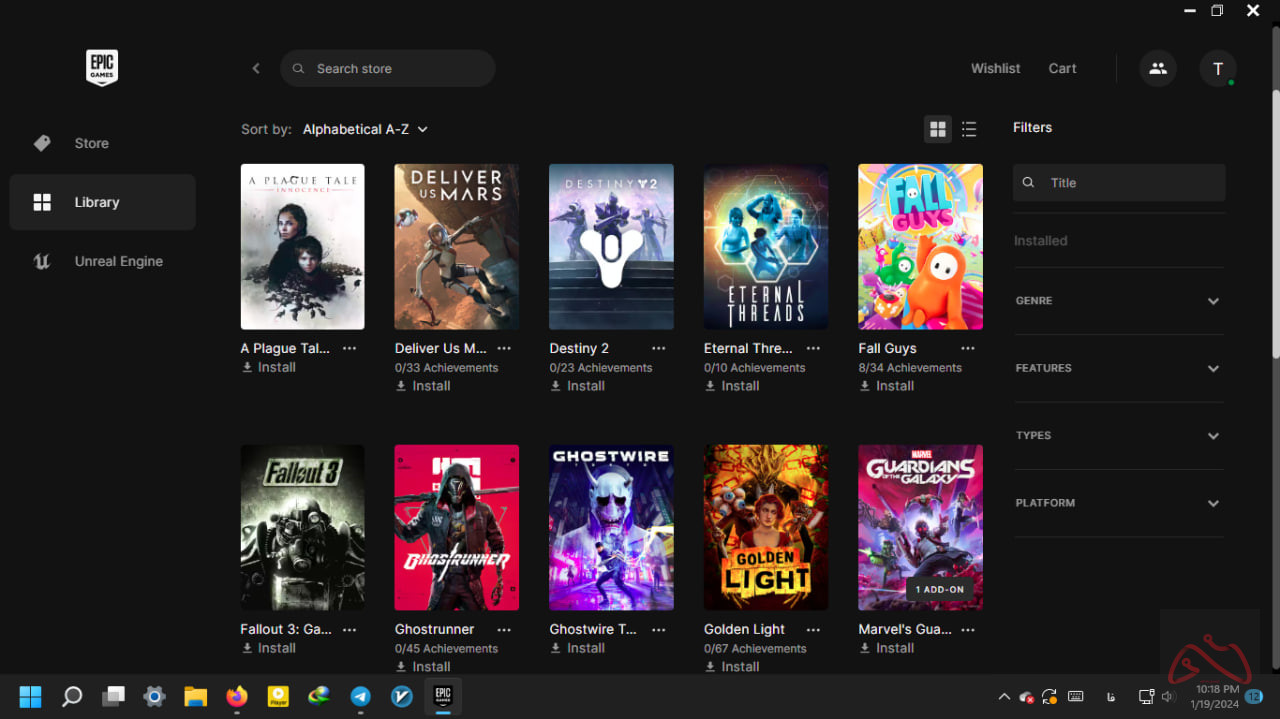 اکانت اپیک گیمز