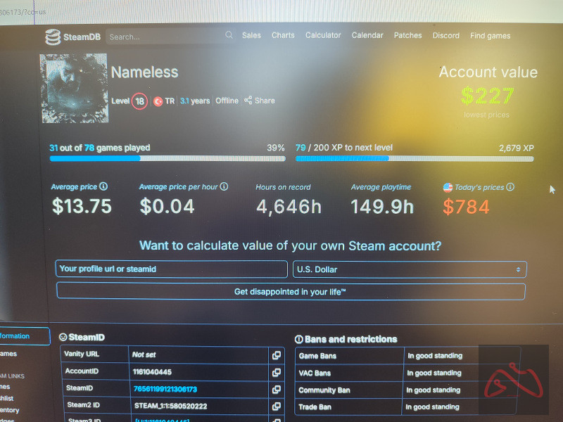 استیم با 200 دلار بازی