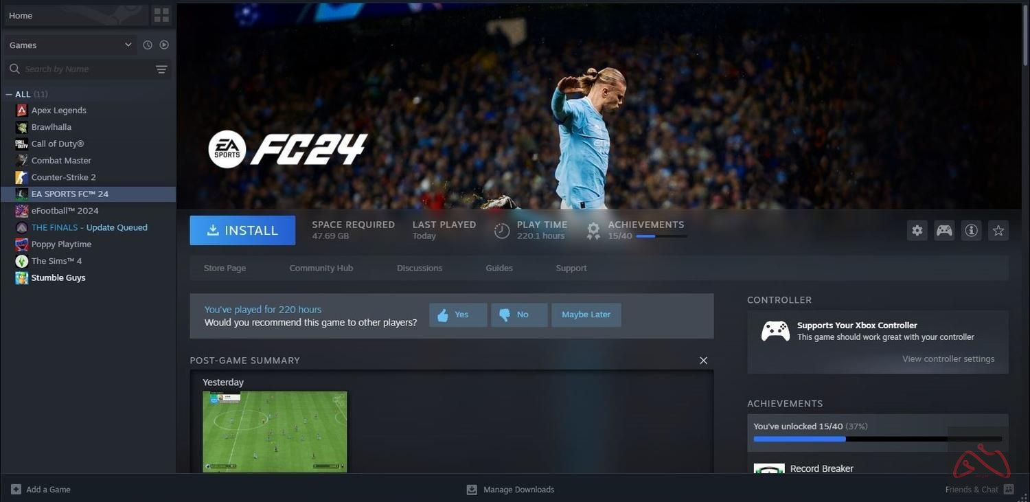 فروش اکانت استیم بازی FC 24 Ultimate Edition