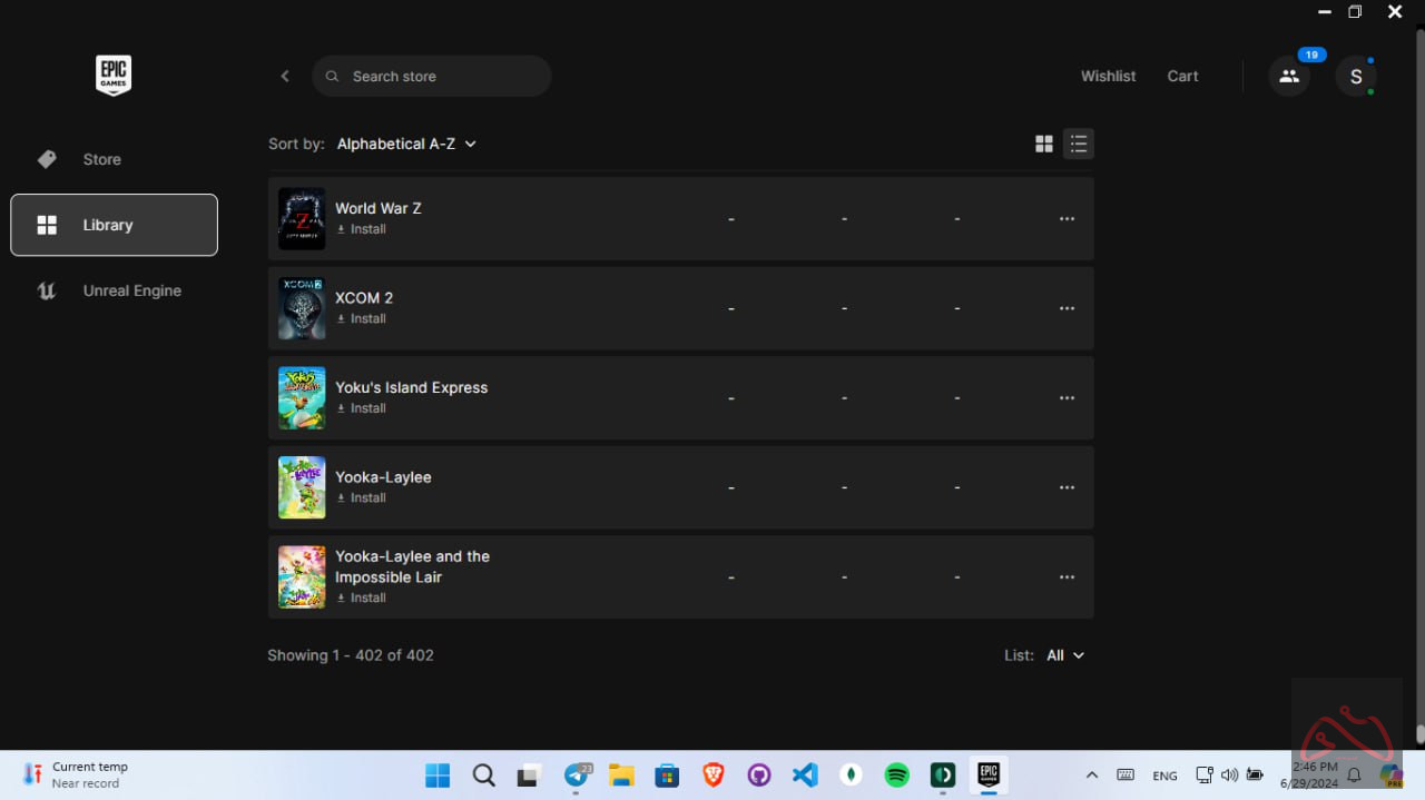 اکانت اپیک گیمز دارای ۴۰۰ گیم