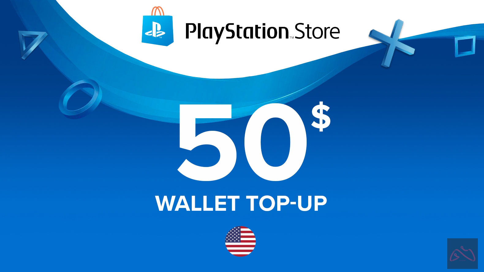 گیفت کارت پلی استیشن 50 دلاری ($50 PSN) آمریکا