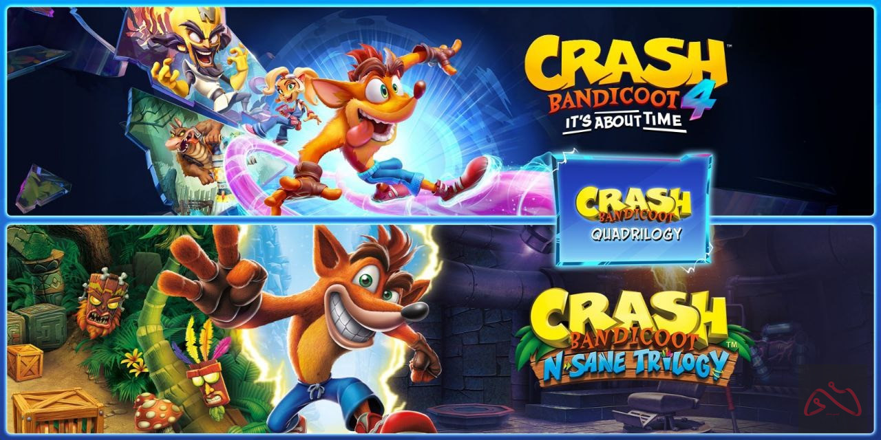 Crash Bandicoot Quadrilogy Bundle XBOX ظ هوم