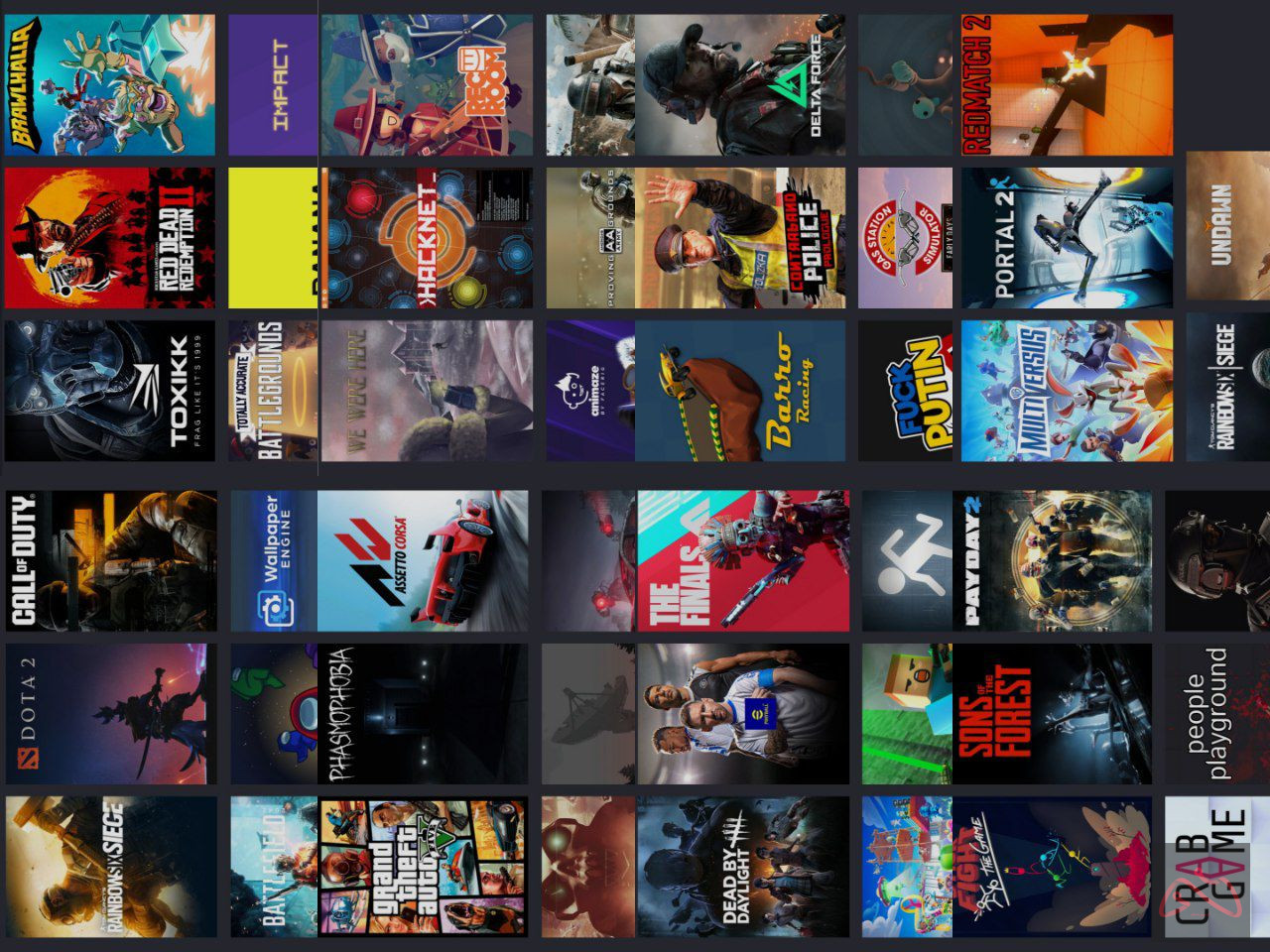 اکانت استیم ۶۶ گیم فول