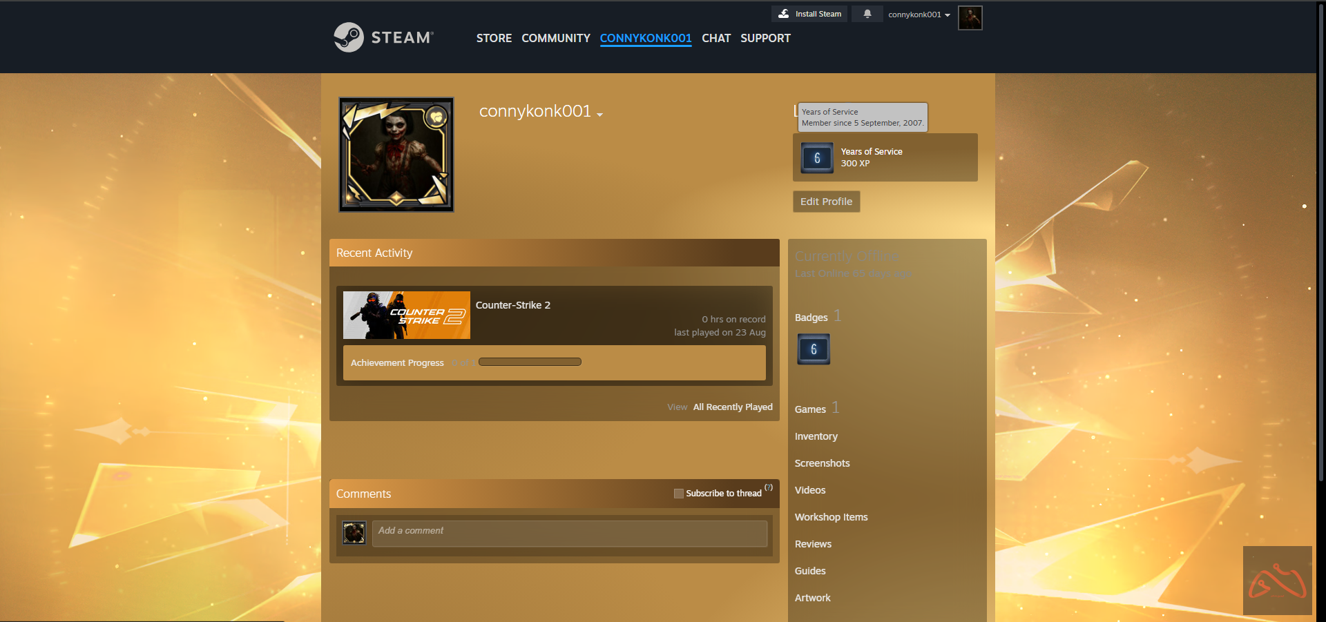 اکانت 18 ساله استیم