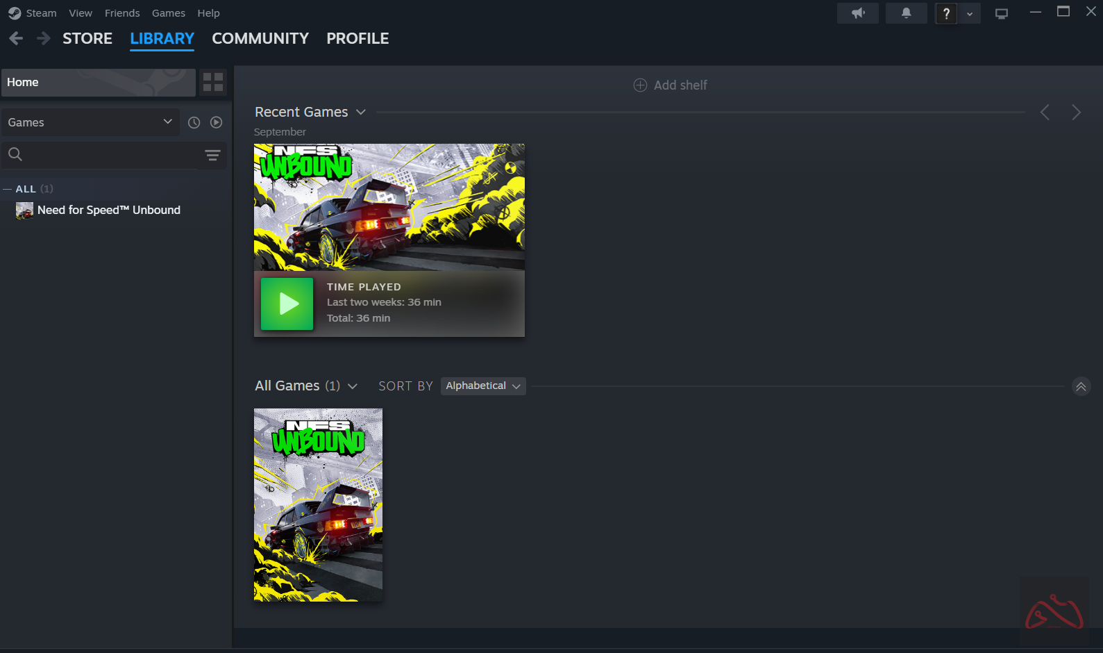 نید فور اسپید آنبوند (اکانت استیم)