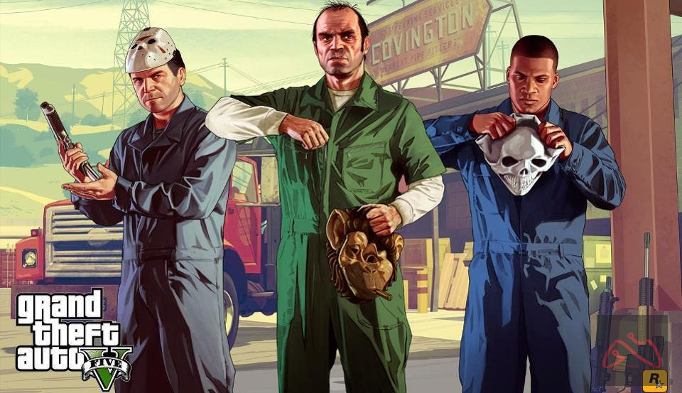 خرید بازی جی تی ای وی انلاین gtav online orginal استیم steam