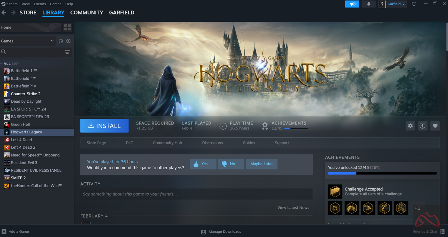 اکانت استیم 16 گیم عالی!