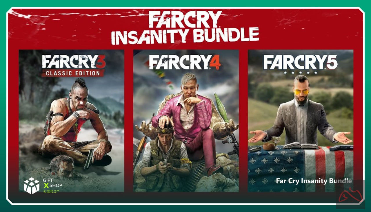 اکانت بازی Far Cry Insanity Bundle مخصوص ایکس باکس