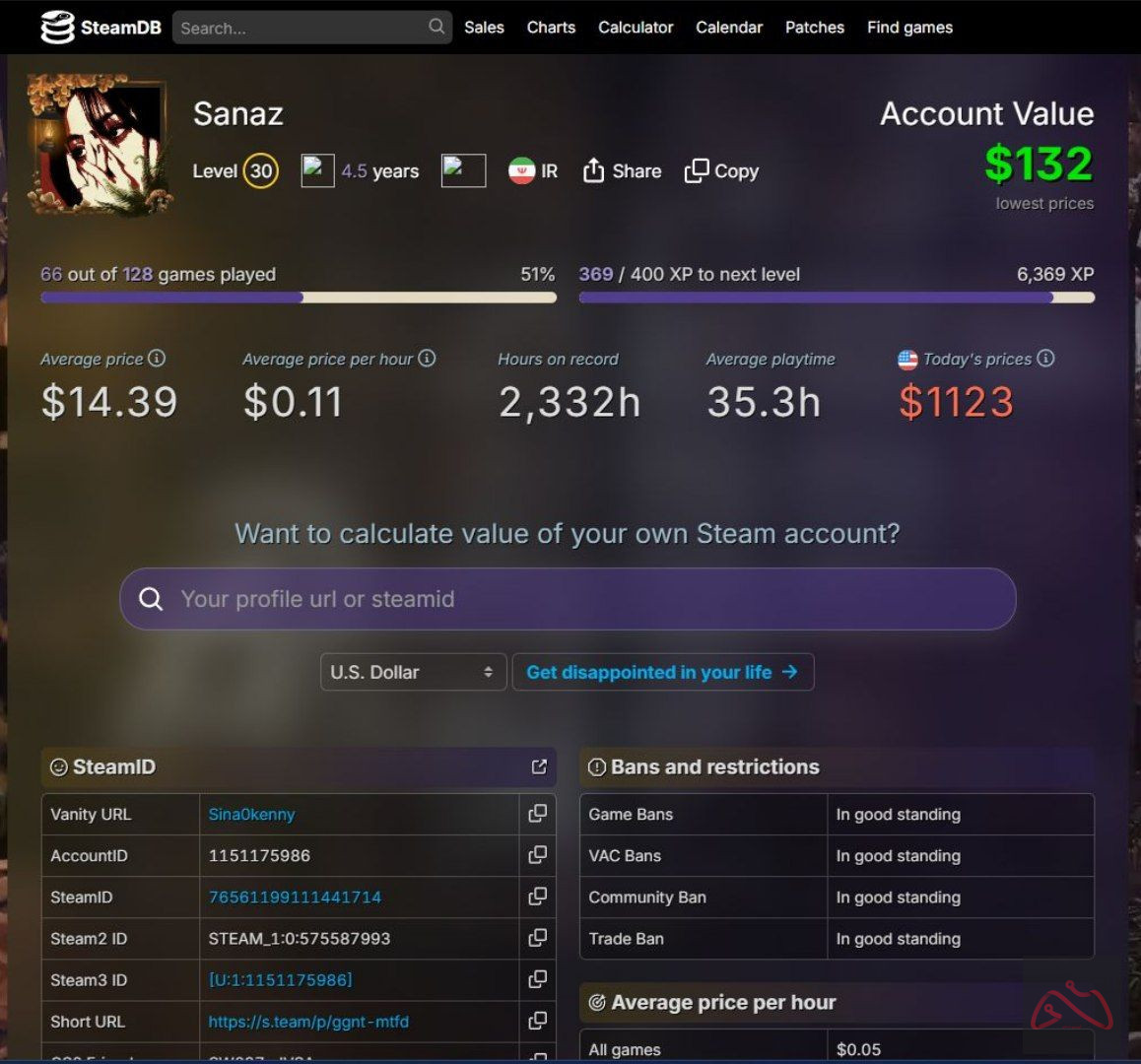 اکانت قوی استیم