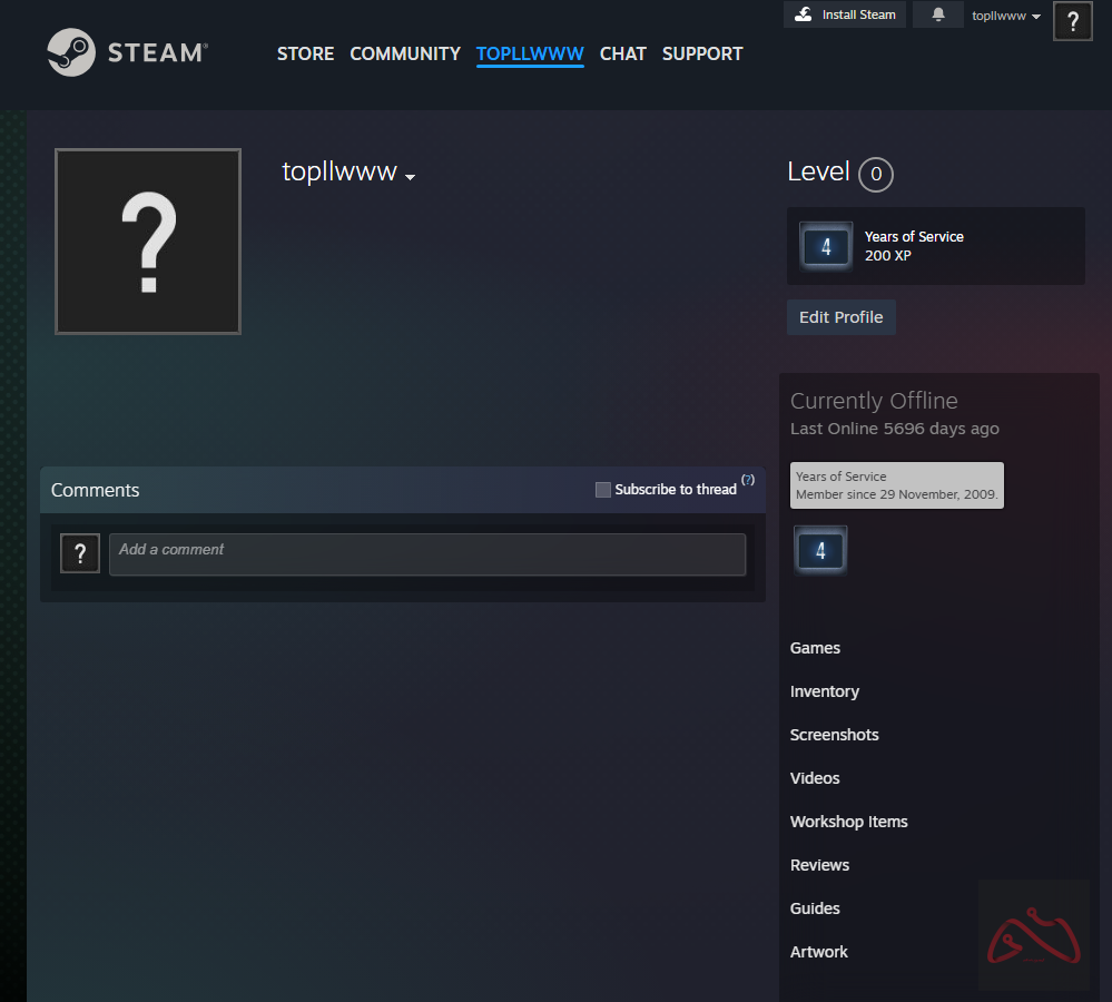 اکانت استیم بدون بازی
