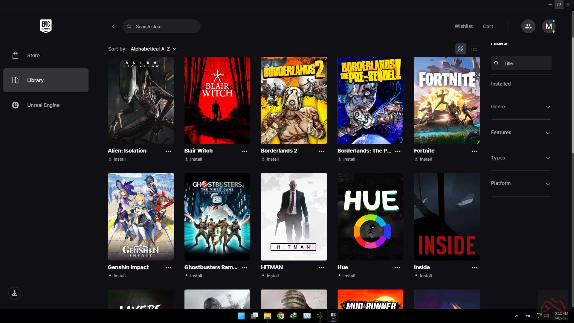 اکانت اپیک گیمز