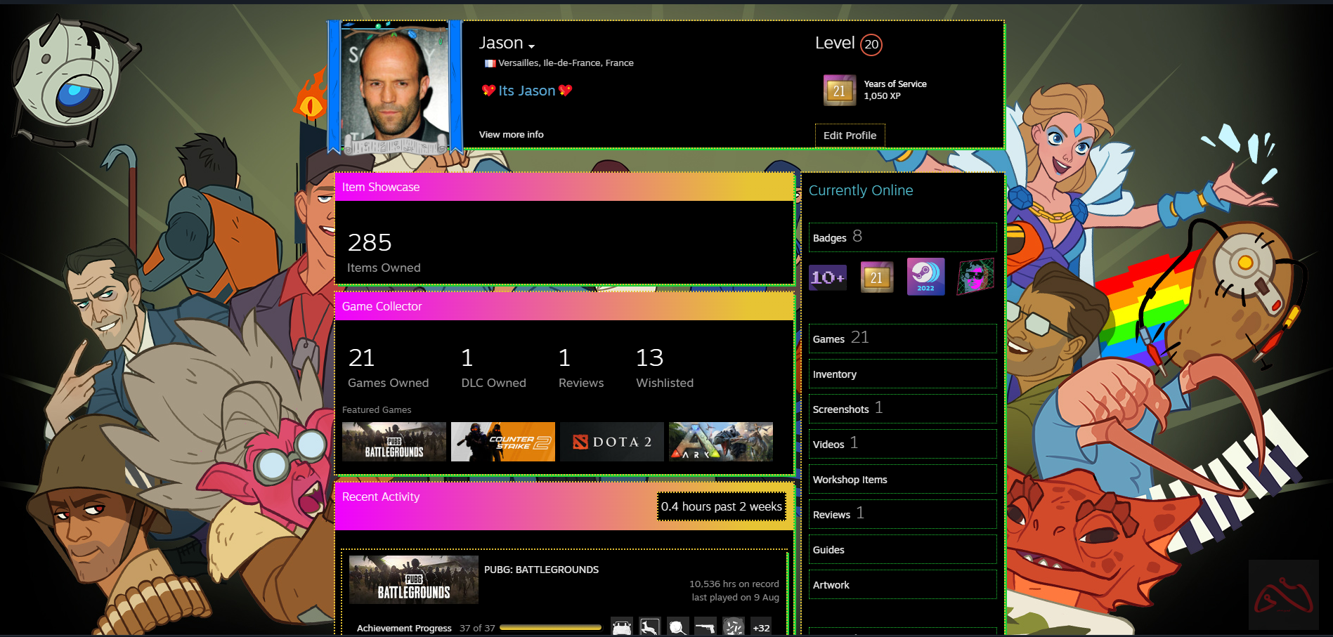اکانت پابجی پلاس و کانتر استرایک 2 (بدون پرایم)
