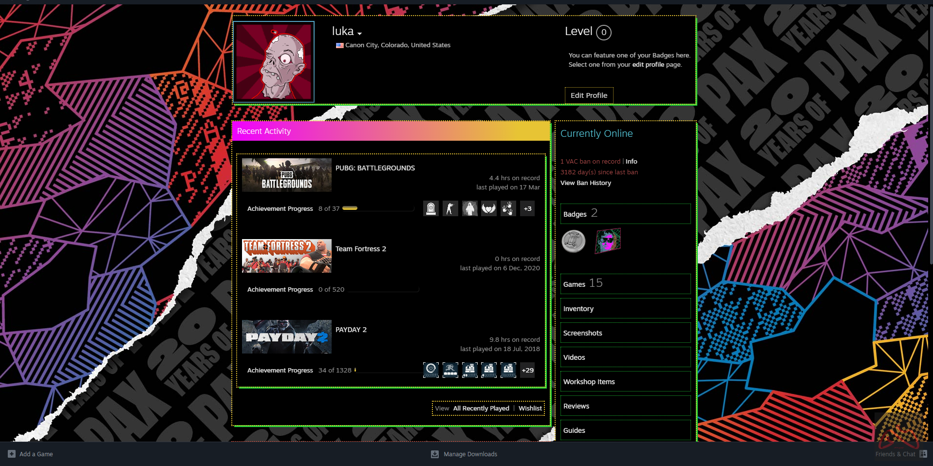 اکانت 9 ساله استیم ولت نخورده