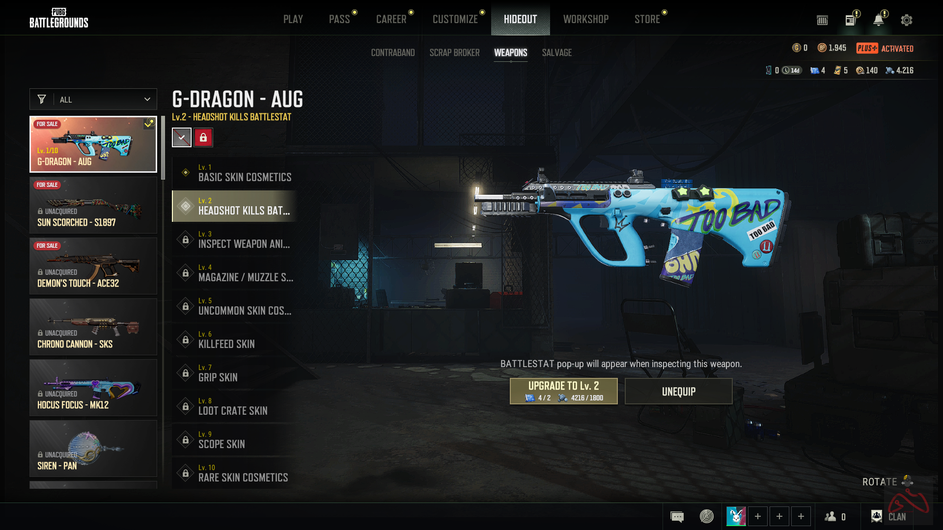 اکانت پابجی پلاس همراه کوین 5 سال کانتر استرایک 2